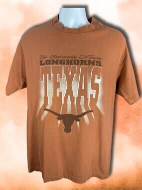 Savvy Vintage Texas University Orange Shirt Single Stitch Vintage 90s Orange